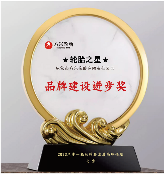 方興橡膠榮獲“品牌建設進步獎”，以卓越品質(zhì)鑄就輝煌品牌