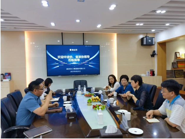 隨后，孫蓮英一行對廣東省重點涂料企業(yè)進行了深入調(diào)研。
