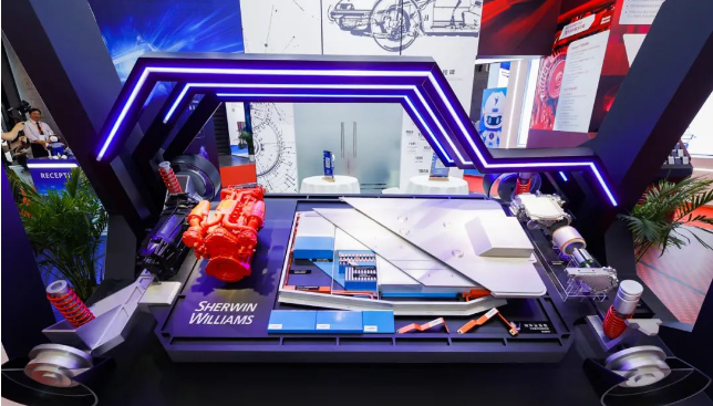 宣偉通用工業(yè)涂料亮相上海汽車(chē)展，吸引萬(wàn)余觀眾