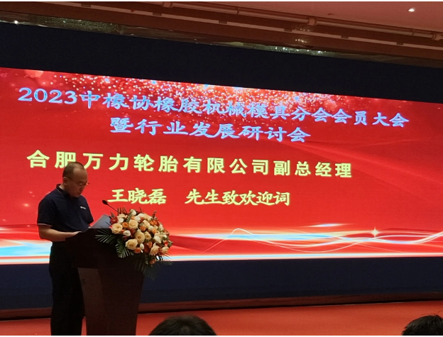 會議的開場由東道主安徽大道模具總經(jīng)理王金治和合肥萬力輪胎副總經(jīng)理王曉磊共同致歡迎詞。他們熱情地歡迎了與會嘉賓，并期待著在本次研討會上分享和交流行業(yè)的最新動態(tài)和發(fā)展。
