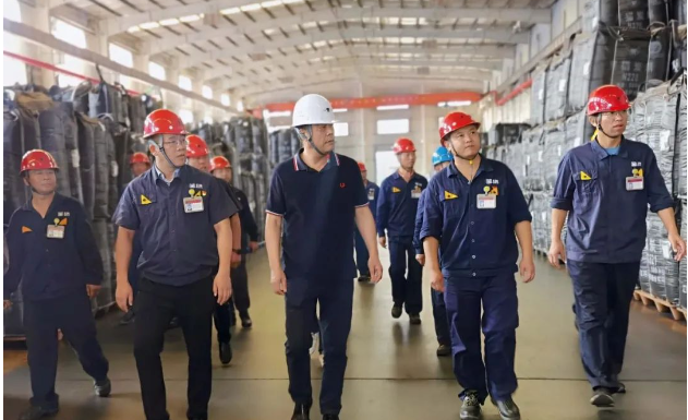 黑貓股份黨委副書記魏明到邯鄲黑貓調(diào)研指導(dǎo)