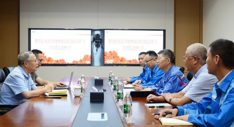 中化國(guó)際高性能材料事業(yè)部顧志強(qiáng)副總經(jīng)理率領(lǐng)代表團(tuán)蒞臨中昊黑元化工研究設(shè)計(jì)院有限公司(簡(jiǎn)稱炭黑院)，就新能源硅碳負(fù)極材料技術(shù)合作進(jìn)行了深入研討。