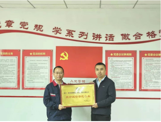 根據(jù)四川省統(tǒng)計(jì)局的委托，東部新區(qū)戰(zhàn)略研究局彭迪副局長(zhǎng)領(lǐng)導(dǎo)的代表團(tuán)于2023年10月26日前往海大集團(tuán)，向旗下子公司四川輪胎橡膠(集團(tuán))股份有限公司頒發(fā)了“四川省統(tǒng)計(jì)誠(chéng)信示范企業(yè)”榮譽(yù)牌匾。