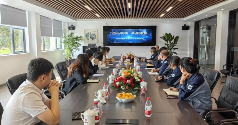 玉柴物流集團財務(wù)負責(zé)人一行到江蘇潤昌交流學(xué)習(xí)