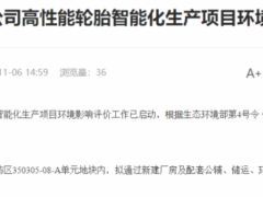 佳安橡膠，千萬(wàn)條輪胎項(xiàng)目披露！