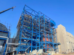 中國首臺(tái)超高溫亞臨界炭黑尾氣鍋爐機(jī)組，進(jìn)度更新