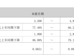 炭黑龍頭凈利潤(rùn)下降66.22%-77.48%
